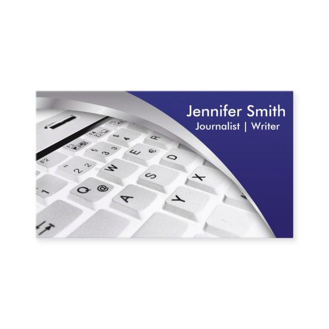 Journalist | Writer | Blogger | Reporter - Blue