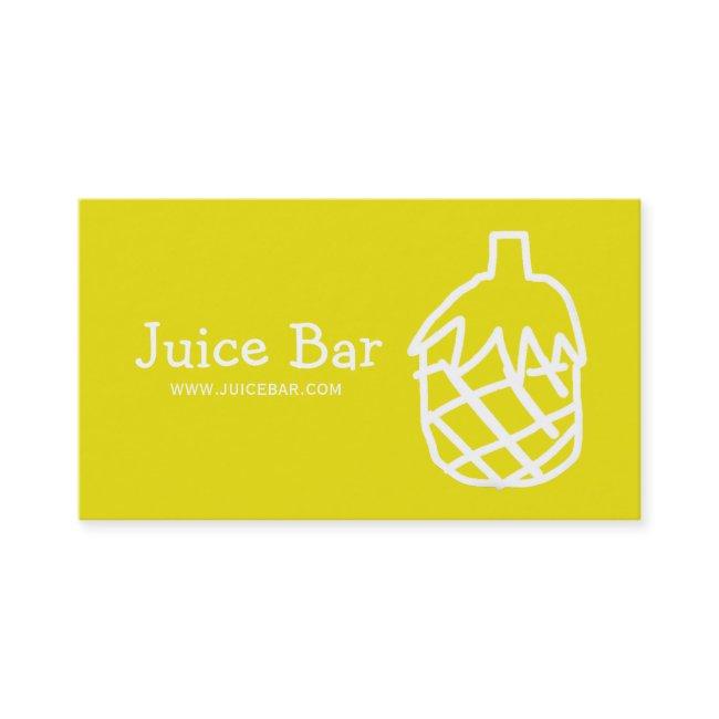 Juice Bar pineapple health drinks business