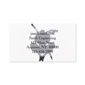 Jumping Ninja silhouette - Choose background color