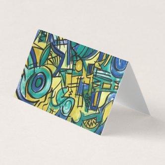 Jungle Trek-Hand Painted Abstract Art
