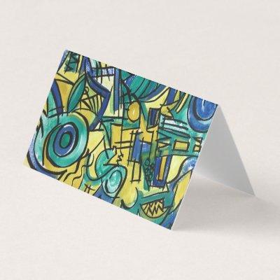 Jungle Trek-Hand Painted Abstract Art