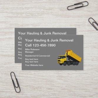 Junk Hauling And Removal Editable