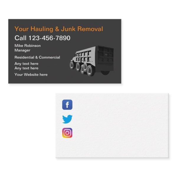 Junk Hauling And Removal Services