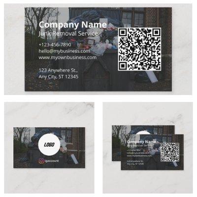 Junk Removal Service Details Logo QR Code