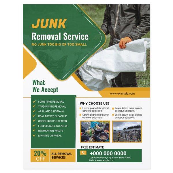 Junk Removal Services Flyer