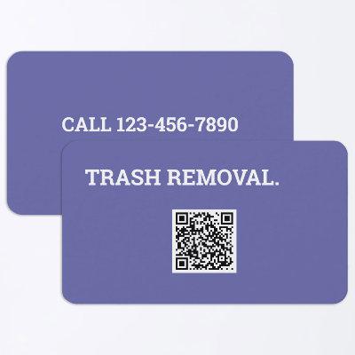 Junk Removal Trash Recycling QR Code