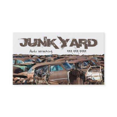 Junk Yard Auto Wrecking Removal Recycling Metal