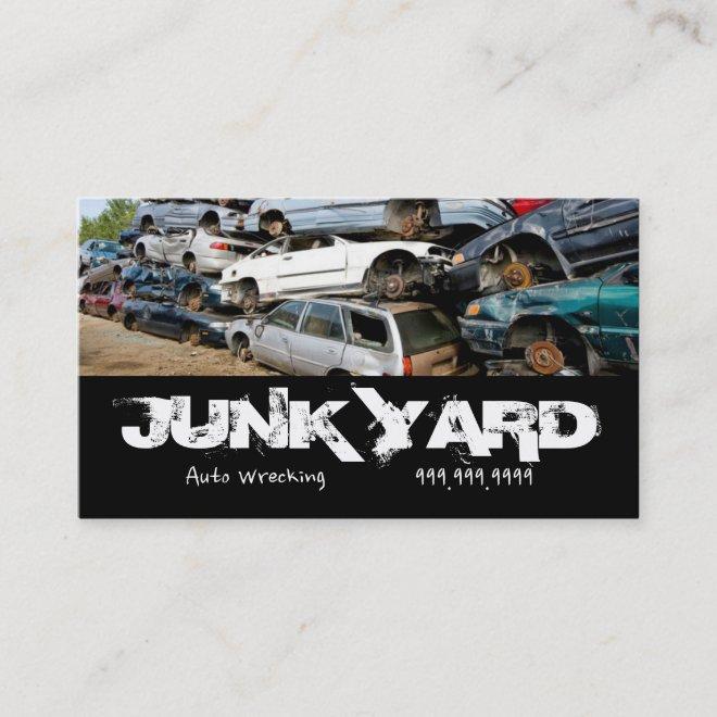 Junk Yard Auto Wrecking Removal Recycling Metal
