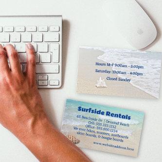 Junonia Beach Business Double-sided Card