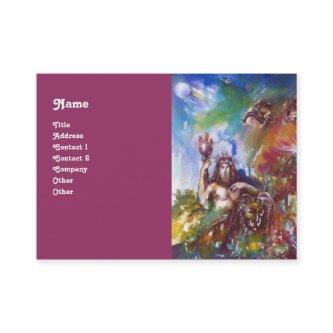 JUPITER AND LION , purple white blue brown