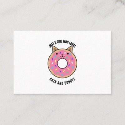 just a girl who loves cats and donuts