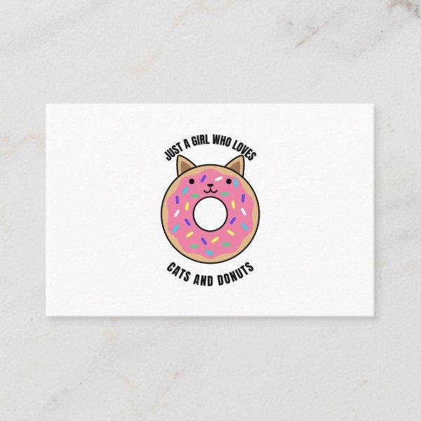 just a girl who loves cats and donuts