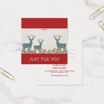 Just For You Rustic Deer Gift Card Certificate