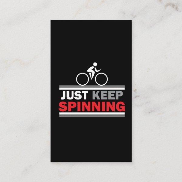 Just Keep Spinning - Spin Class Gym Workout