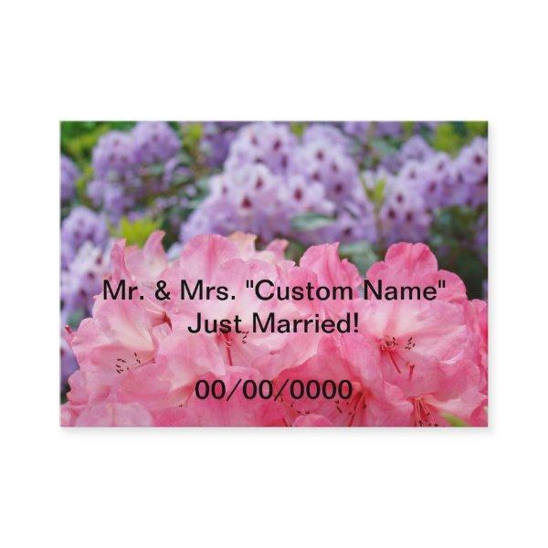 Just Married! Family Mr. & Mrs.