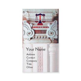 JUSTICE LEGAL OFFICE,ATTORNEY Monogram Red White