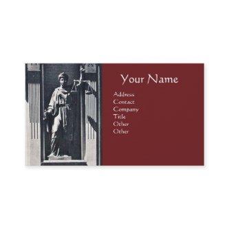 JUSTICE LEGAL OFFICE,ATTORNEY Red Ruby Monogram