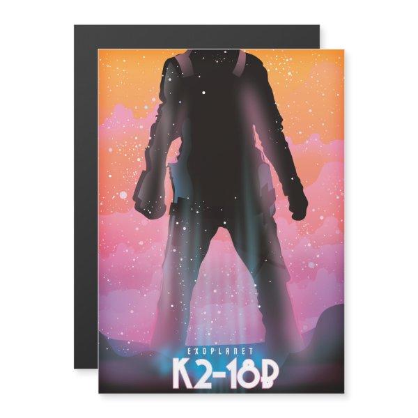 K2-18b exoplanet space art