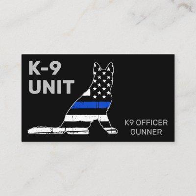 K9 Unit Law Enforcement Thin Blue Line Police Dog