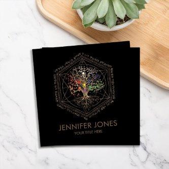 Kabbalah The Tree of Life Sacred Geometry Ornament Square