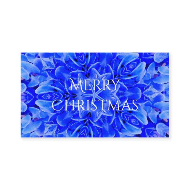 Kaleidoscope Design Blue Purple Floral Art
