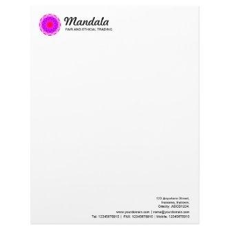 Kaleidoscopic Mandala 026 Letterhead