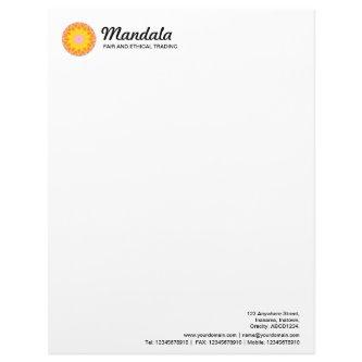 Kaleidoscopic Mandala 029 Letterhead