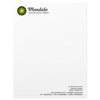 Kaleidoscopic Mandala 037 Letterhead