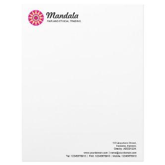 Kaleidoscopic Mandala 05 Letterhead