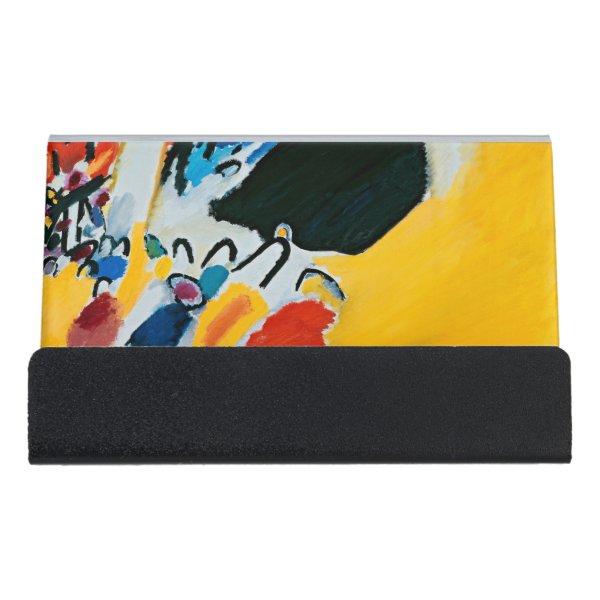 Kandinski Impression III Concert Abstract Painting Desk  Holder