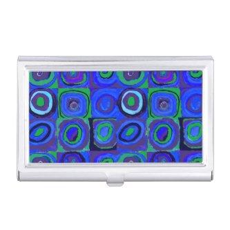 Kandinsky Farbstudie Blue Quadrate Square Circle   Case