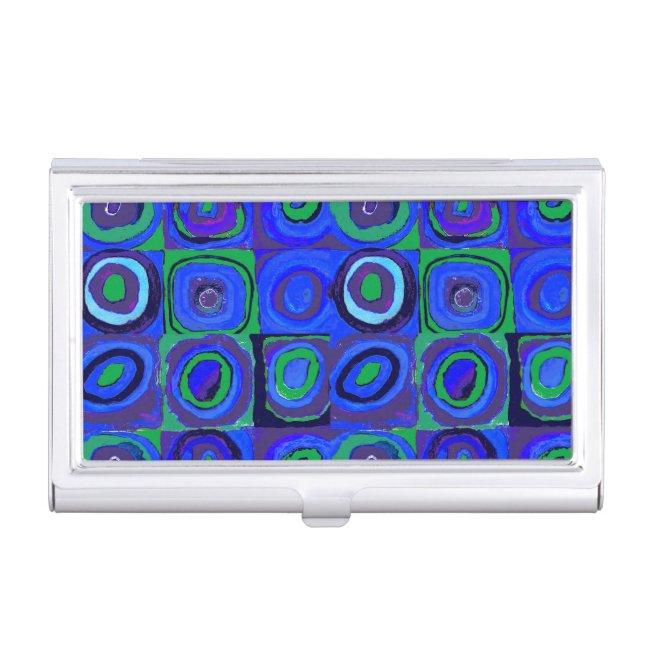 Kandinsky Farbstudie Quadrate Blue Squares   Case