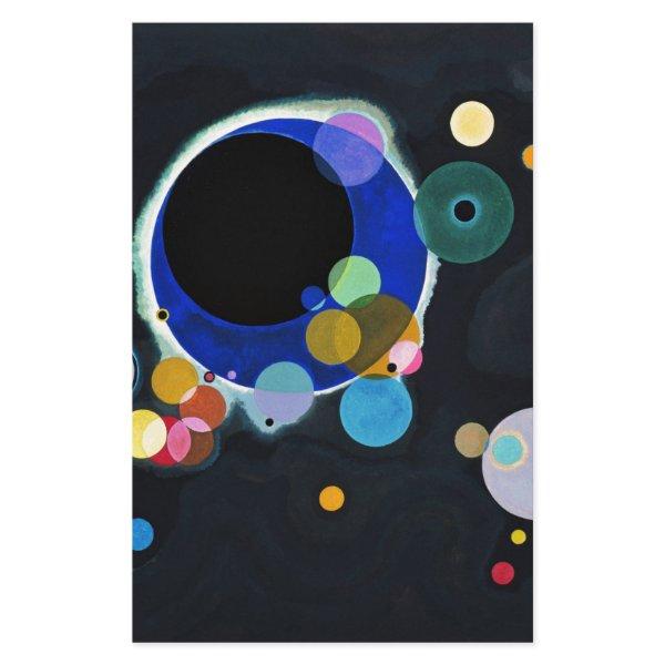 Kandinsky Several Circles Abstract Stationery