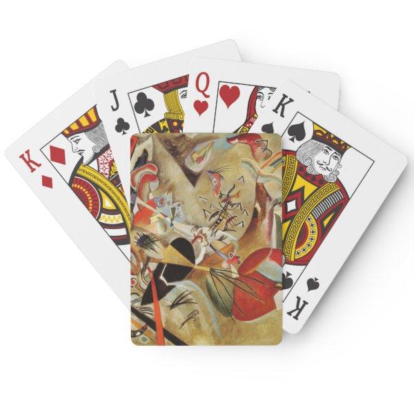 Kandinsky's Abstract Composition Poker Cards