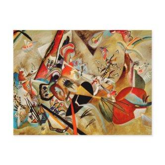 Kandinsky's Abstract Composition Postcard