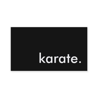 karate.