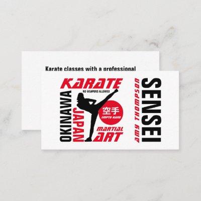 Karate Design, Sensei