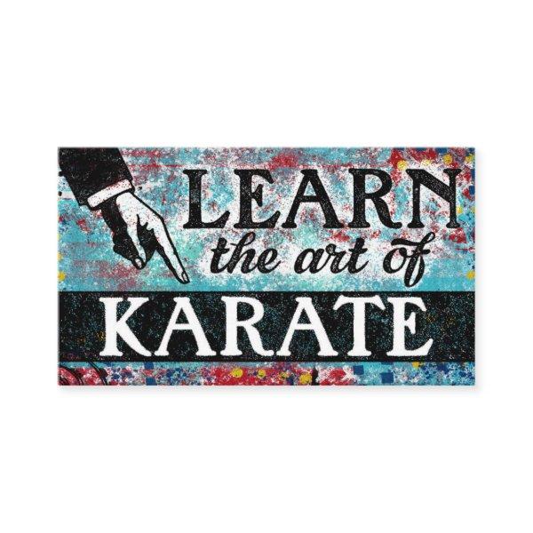 Karate Lessons  - Blue Red