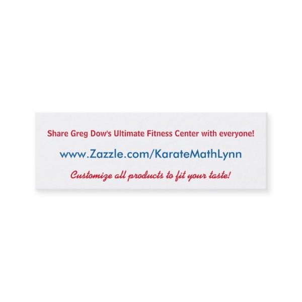 Karate Math Lynn Zazzle