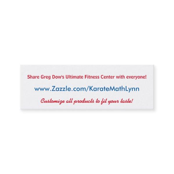 Karate Math Lynn Zazzle