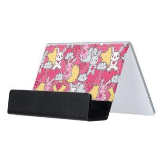 Kawaii Child Pattern with Cute Doodles 2 Desk  Holder