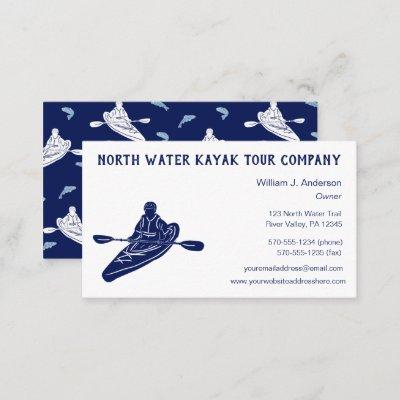 Kayaking Tours Lessons Sales Navy Blue Kayak