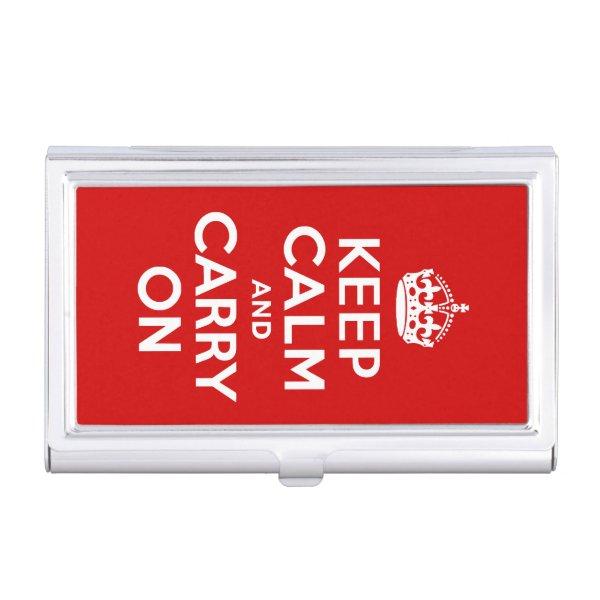 Keep Calm and Carry On Case For