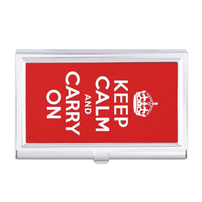 Keep Calm and Carry On Case For