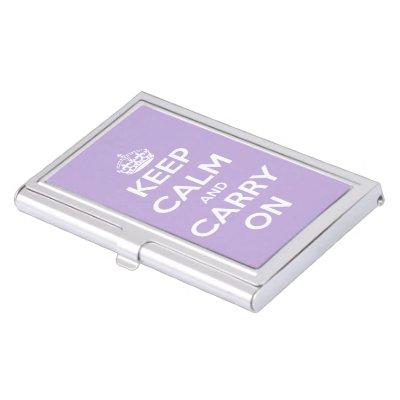 Keep Calm and Carry On Cottage Lavender  Holder
