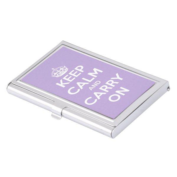 Keep Calm and Carry On Cottage Lavender  Holder