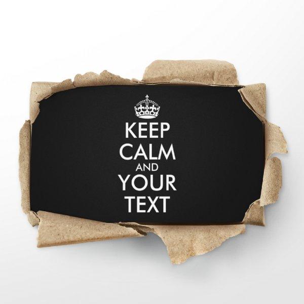 Keep Calm and Carry On - Create Your Own Discount Card