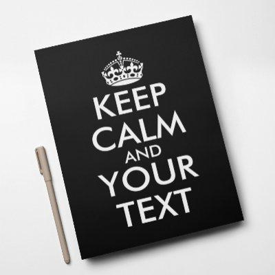 Keep Calm and Carry On - Create Your Own Letterhead