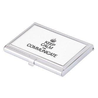 KEEP CALM AND COMMUNICATE CASE FOR
