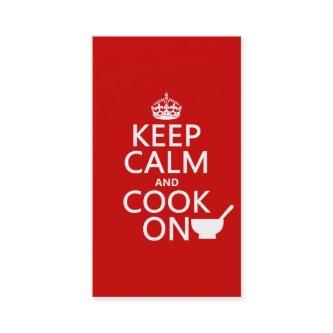 Keep Calm and Cook On